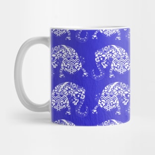 ajolote ranch axolotl ecopop in mandala blue pattern art Mug